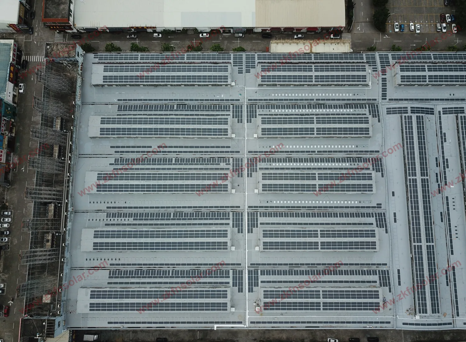 Jiangmen Antikmobelstadt Abdichtungsbahn-PV-Projekt