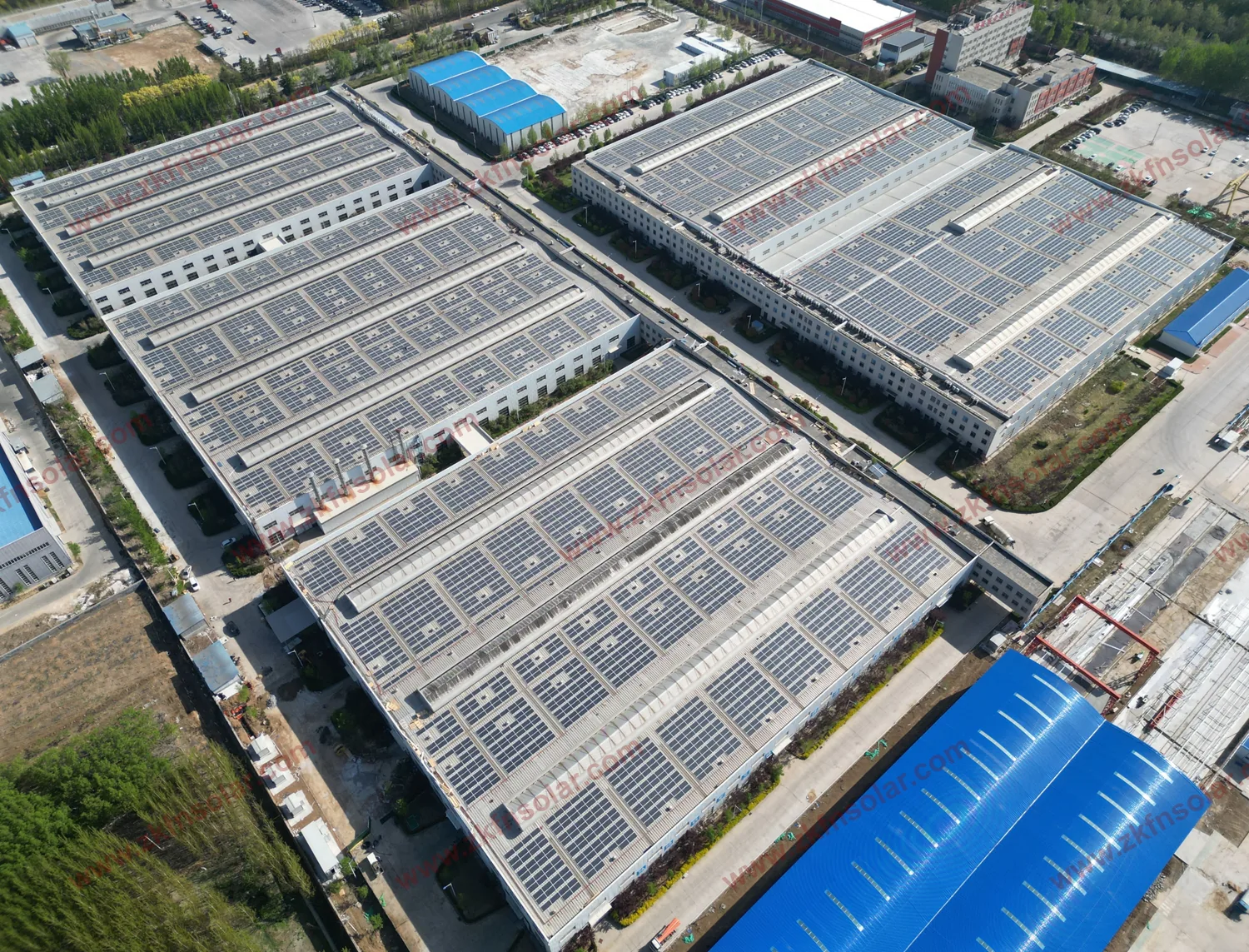 Jinan Werkzeugmaschinenfabrik Leichtbau-PV-Projekt
