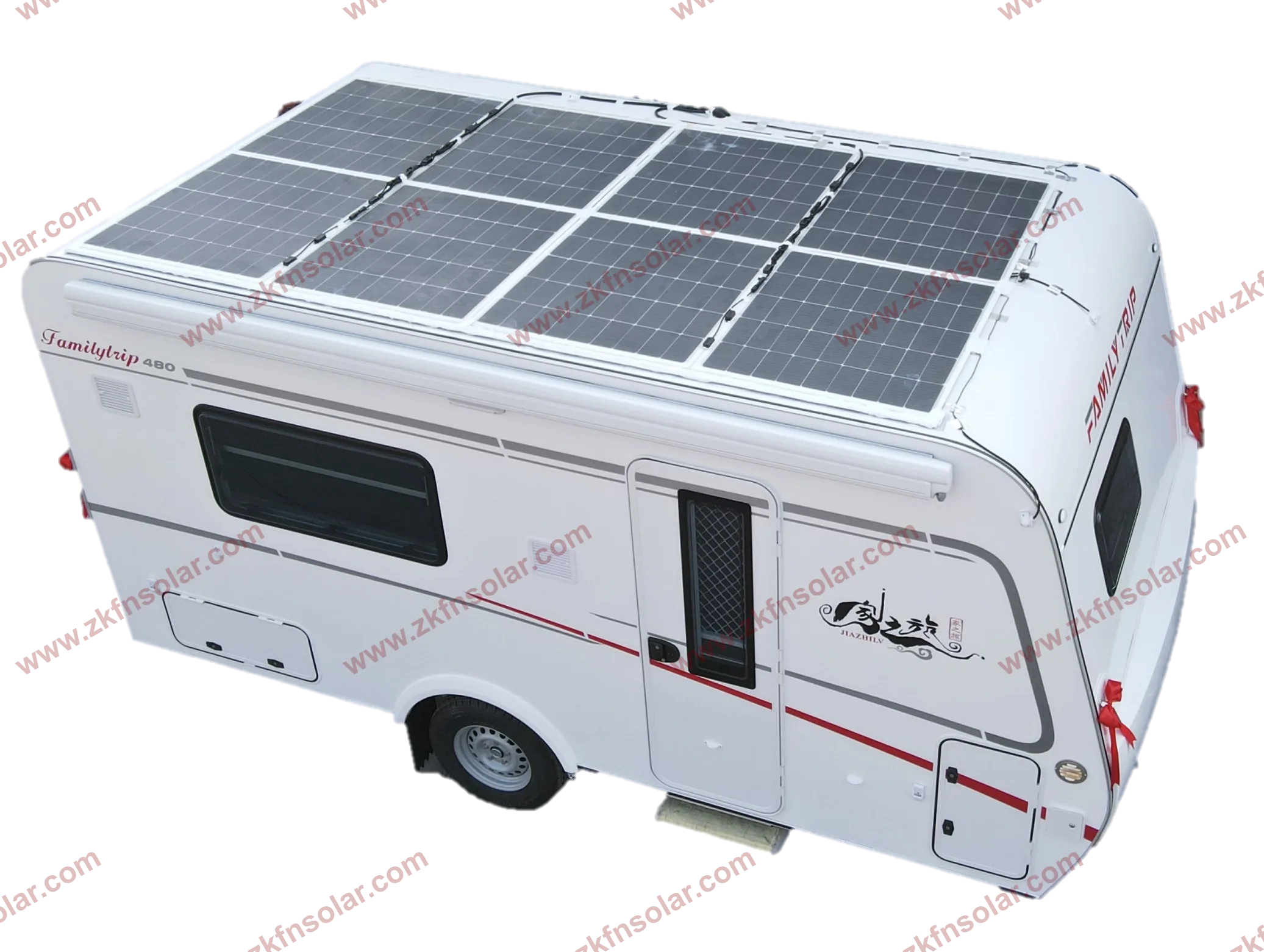Wohnmobil kundenspezifisches PV-Projekt