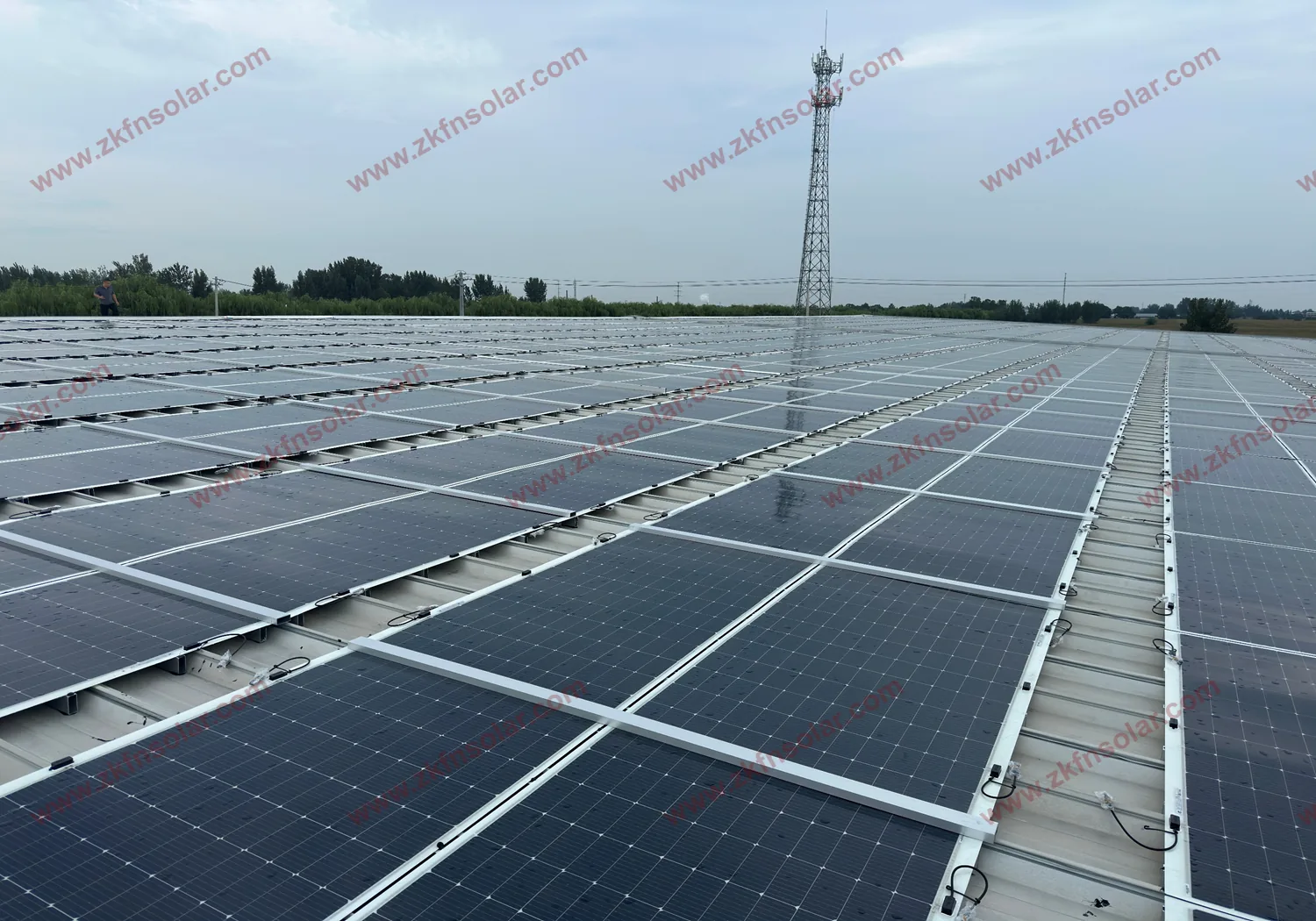 Shijiazhuang Delida Textil Leichtbau-PV-Projekt