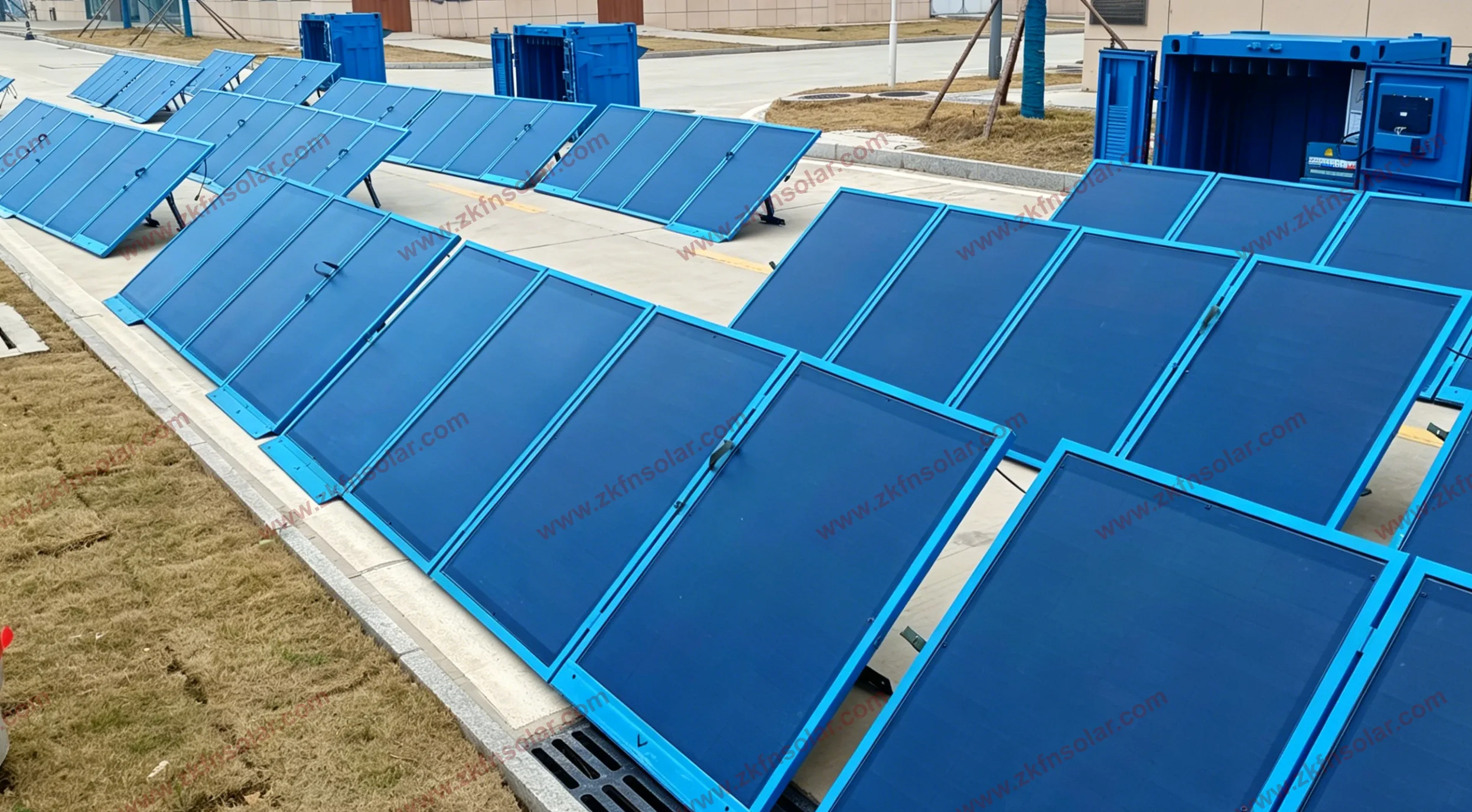 PV und Energiespeicher Container Projekt